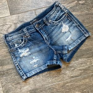 Women’s Sliver Blue Jean Shorts